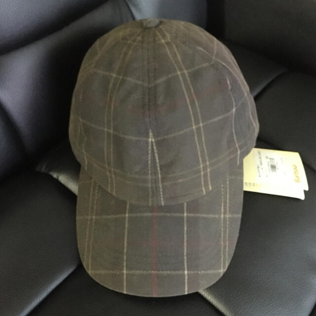 Barbour(バーブァー)の新品未使用　Barbour スポーツキャップ　タータンチェック　ワックス加工 メンズの帽子(キャップ)の商品写真