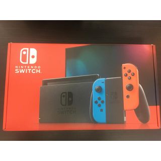 ニンテンドースイッチ(Nintendo Switch)の【新品未使用】ニンテンドースイッチ本体　ネオン(家庭用ゲーム機本体)