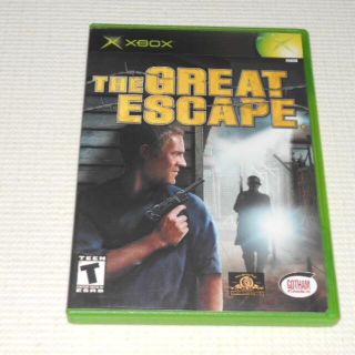 エックスボックス(Xbox)のxbox★THE GREAT ESCAPE 海外版★箱付・説明書付・ソフト付(家庭用ゲームソフト)