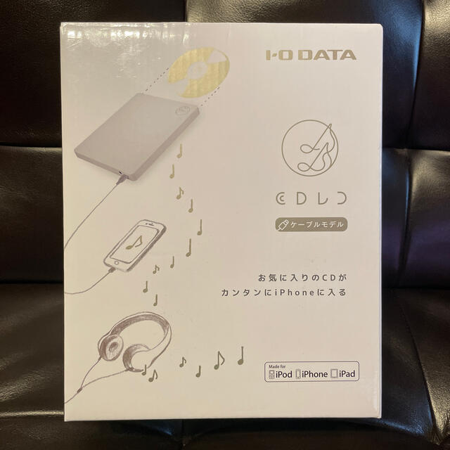 新品 IO DATA iPhone用CDレコーダー CDレコ CDRI-L24I