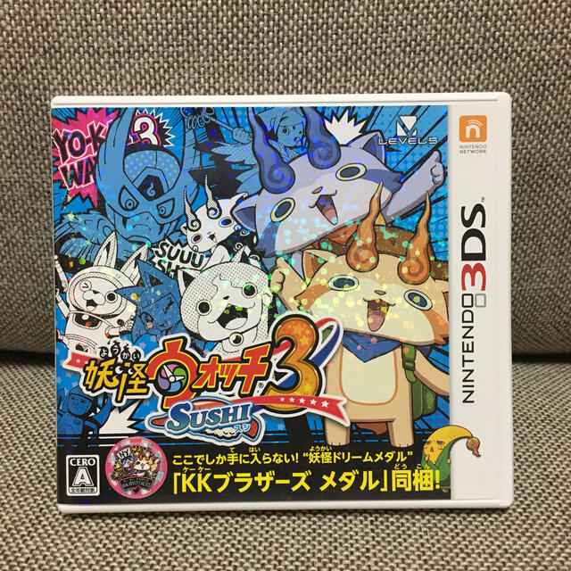 ニンテンドー3DS(ニンテンドー3DS)の妖怪ウォッチ3 スシ 3DS エンタメ/ホビーのゲームソフト/ゲーム機本体(携帯用ゲームソフト)の商品写真