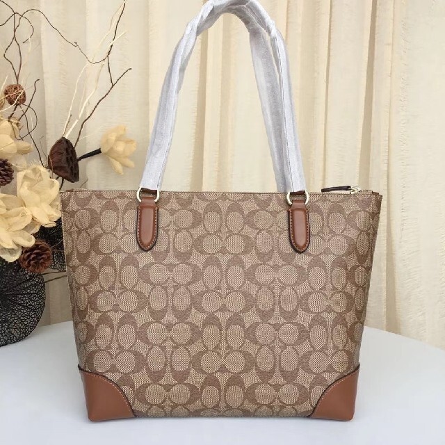 レディースCOACH コーチ レディース ジップ トートバッグ F29208