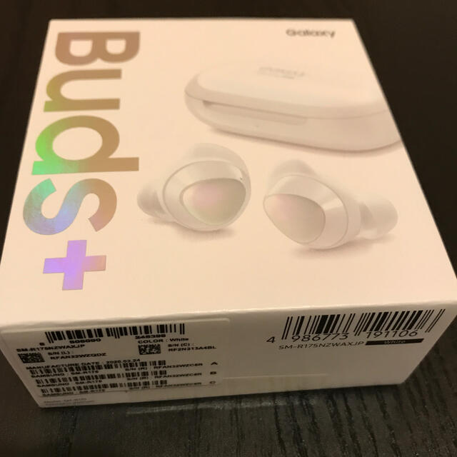 Galaxy(ギャラクシー)のSamsung Galaxy Buds+ スマホ/家電/カメラのオーディオ機器(ヘッドフォン/イヤフォン)の商品写真