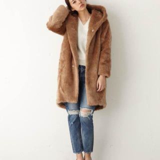 moussy フェイクファーコート　8日までのお値下げ！