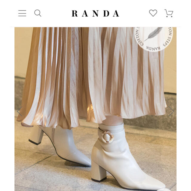 今季美品✧︎*。RANDAソフトストレッチ 3WAYショートブーツ