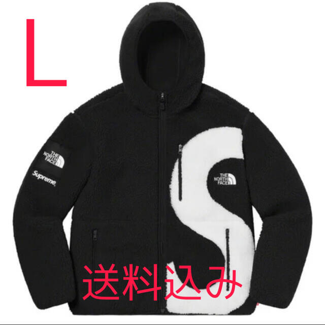 THE North Face S Logo Hooded Fleece 黒 Lシュプリーム