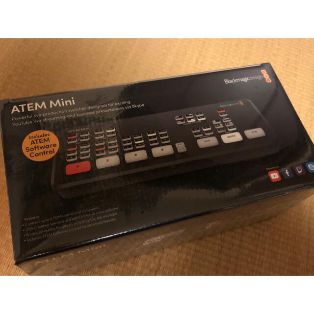 本日限定値下げ！新品　Blackmagicdesign ATEM MiniPC/タブレット