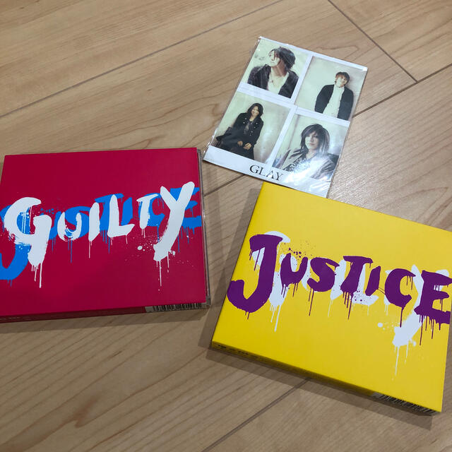 GLAYアルバム　JUSTICE&GUILTY（DVD付） エンタメ/ホビーのCD(ポップス/ロック(邦楽))の商品写真