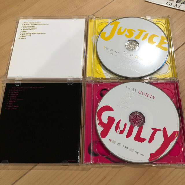 GLAYアルバム　JUSTICE&GUILTY（DVD付） エンタメ/ホビーのCD(ポップス/ロック(邦楽))の商品写真