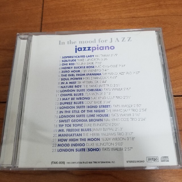 ♪JAZZ♪CDx4枚セット  ジャズ　In the mood for JAZZ エンタメ/ホビーのCD(ジャズ)の商品写真