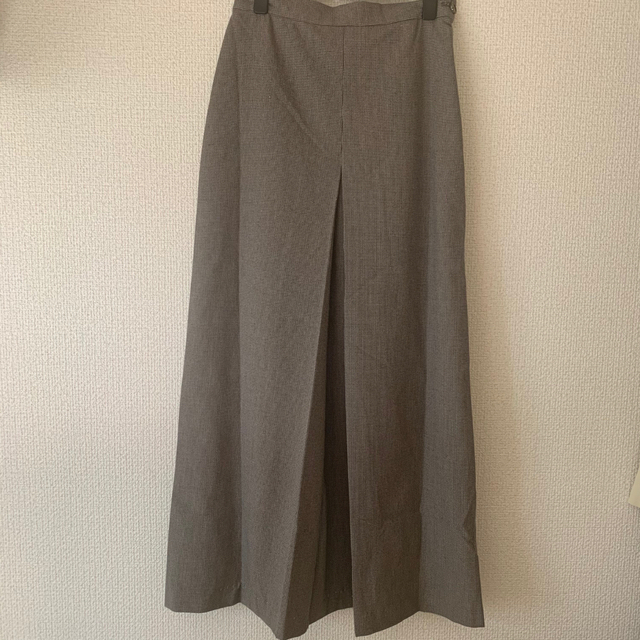 BEAUTY&YOUTH UNITED ARROWS(ビューティアンドユースユナイテッドアローズ)のlouren slit flare longskirt【glen check】 レディースのスカート(ロングスカート)の商品写真