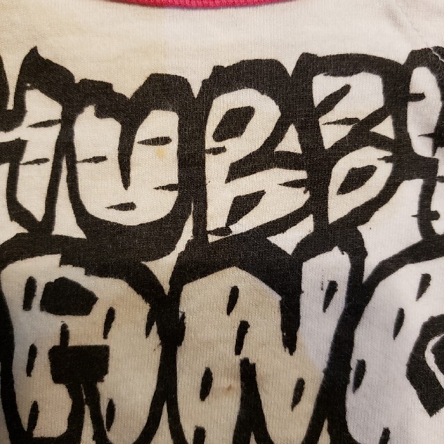 CHUBBYGANG(チャビーギャング)のチャビーギャング　ピンクラグランTシャツ キッズ/ベビー/マタニティのベビー服(~85cm)(Ｔシャツ)の商品写真
