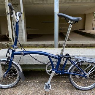 ブロンプトン(BROMPTON)の2020ブロンプトン最新モデルM3R美品ペンデストブルーBrompton整備済 (自転車本体)