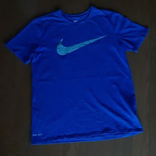 ナイキ(NIKE)のNIKE ブルー DRI-FIT サイズL(Tシャツ/カットソー(半袖/袖なし))