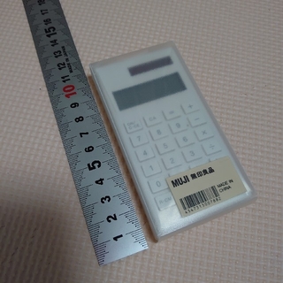 ムジルシリョウヒン(MUJI (無印良品))の無印良品　電卓(オフィス用品一般)
