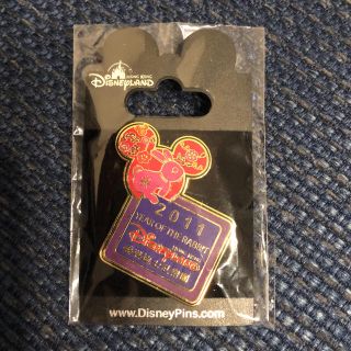 ディズニー(Disney)の香港ディズニーランド 2011 新年記念限定 ピンバッチ(バッジ/ピンバッジ)