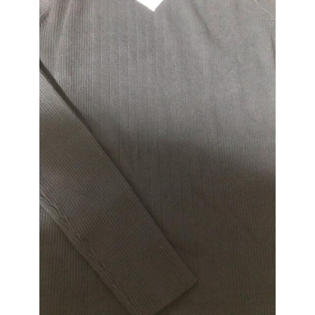 ニット　黒　長袖 レディースのトップス(ニット/セーター)の商品写真