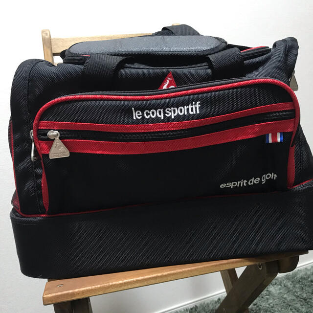 le coq sportif(ルコックスポルティフ)の美品:ルコック ゴルフ ボストンバック 二層式 スポーツ/アウトドアのゴルフ(バッグ)の商品写真