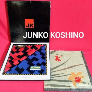 コシノジュンコ(JUNKO KOSHINO)の【コシノジュンコ】新品未使用  ハンカチ ３枚セット 紳士用/婦人用(ハンカチ/ポケットチーフ)