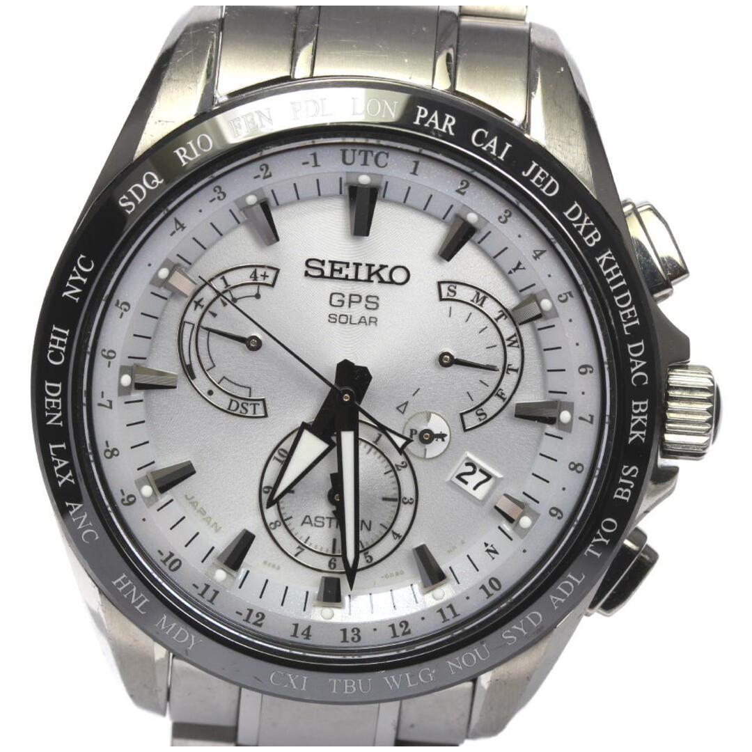 約45mmベルトサイズ【SEIKO】セイコー アストロン 8X53-0BD0-2 ソーラー電波 メンズ【ev20】