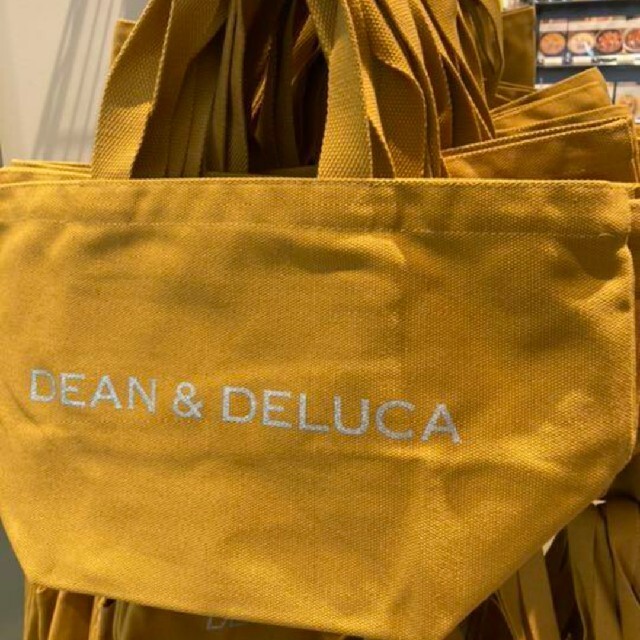 DEAN&DELUCA エコバッグ チャリティー キャラメルイエロー Sサイズ