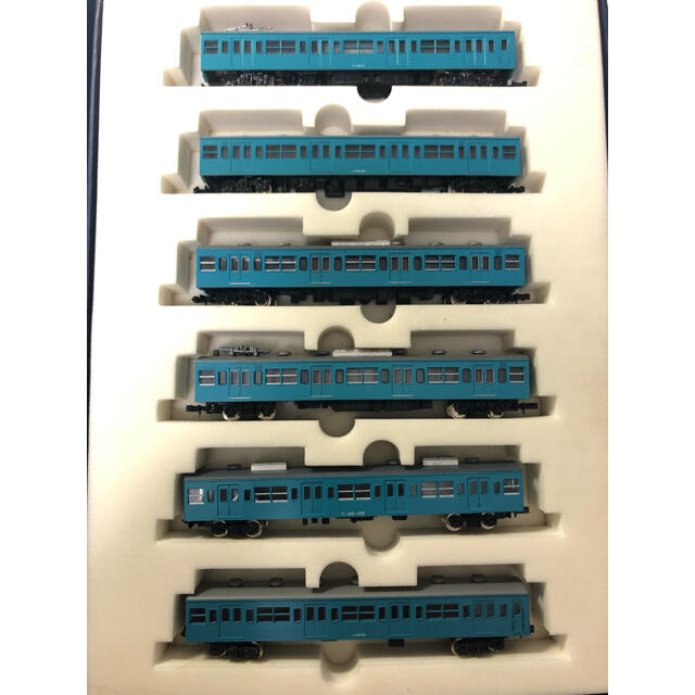Nゲージ　103系スカイブルー　ジャンク エンタメ/ホビーのおもちゃ/ぬいぐるみ(鉄道模型)の商品写真