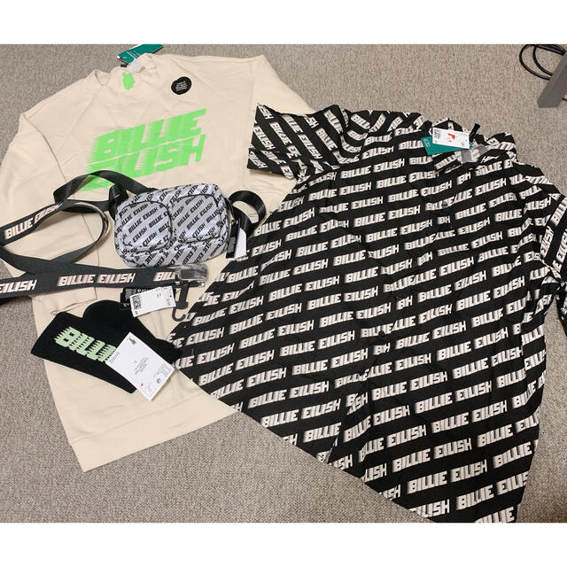 H&M(エイチアンドエム)の　Billie Eilish ビリーアイリッシュ　コラボ商品　5点セット レディースのトップス(トレーナー/スウェット)の商品写真