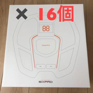 シックスパッド(SIXPAD)の新品未開封　six pad foot fit mtg フットフィット　✖️16個(エクササイズ用品)