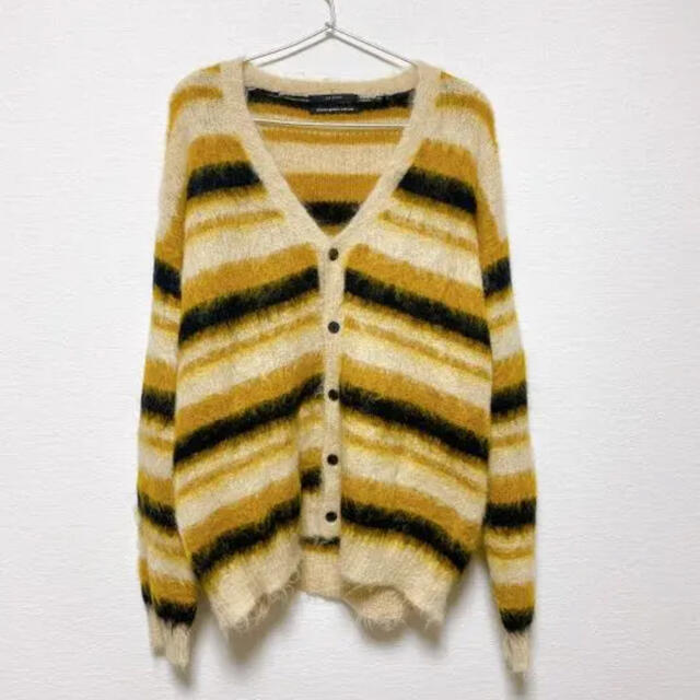 unused  19aw 5g border knit cardigan