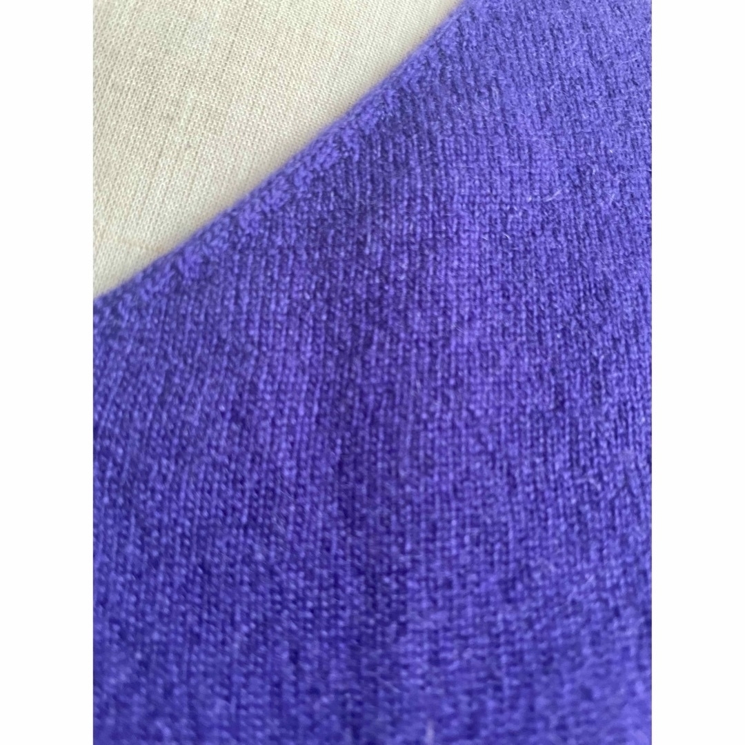 MARELLA マレーラ ☆ 羊毛ブルー系 Vネック長袖セーター M 新品未使用 ...