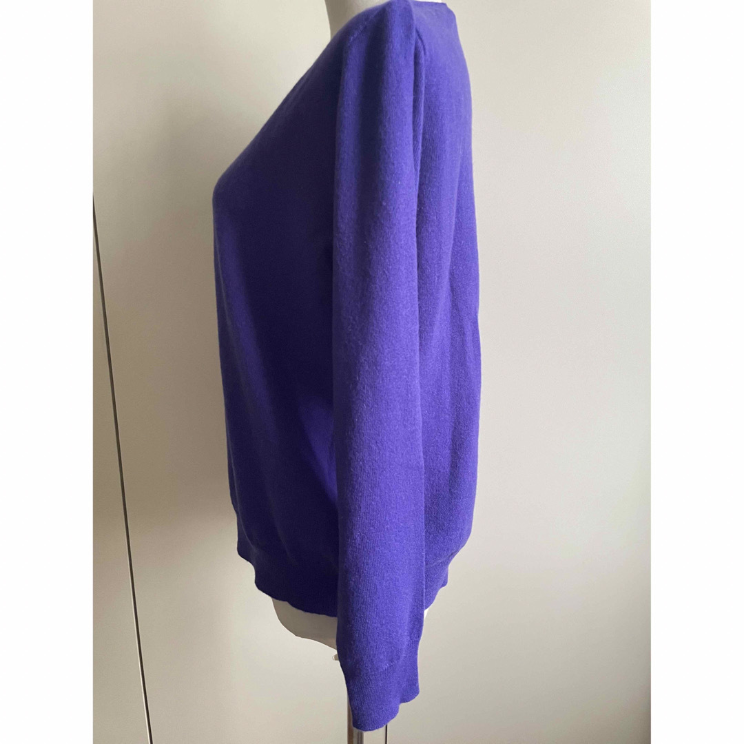MARELLA マレーラ ☆ 羊毛ブルー系 Vネック長袖セーター M 新品未使用 ...