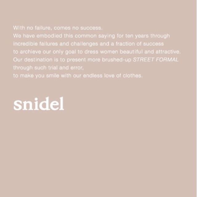 snidel❤︎