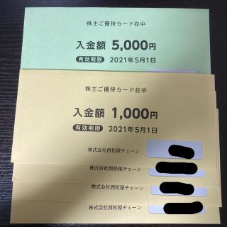 ニシマツヤ(西松屋)の西松屋　株主優待　9000円分(ショッピング)