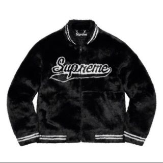 シュプリーム(Supreme)のS 新品Supreme Faux Fur Varsity Jacket(ブルゾン)