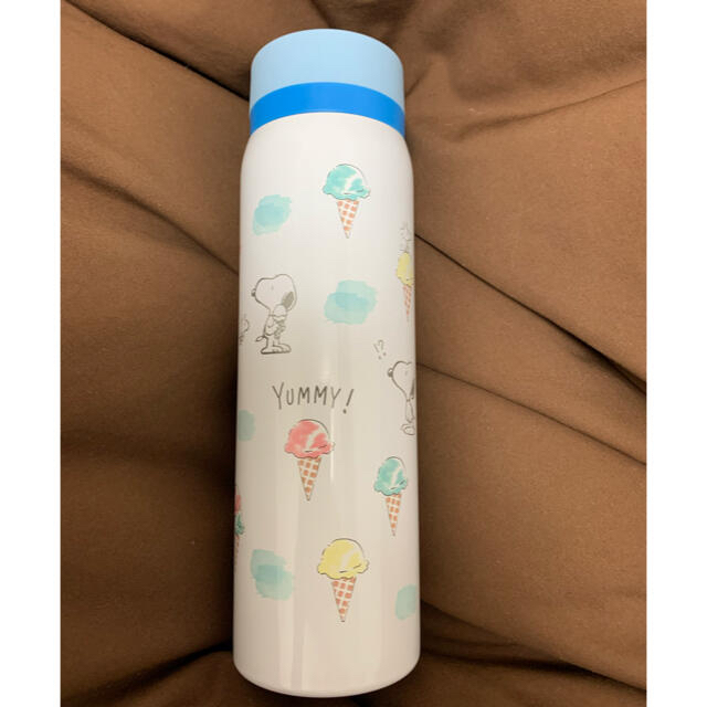 SNOOPY(スヌーピー)の水筒✖️2 スヌーピー　480ﾐﾘ （フラミンゴ&アイスクリーム) キッズ/ベビー/マタニティの授乳/お食事用品(水筒)の商品写真