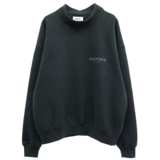 フィアオブゴッド(FEAR OF GOD)のSサイズ essentials Mockneck Fleece ブラック(スウェット)