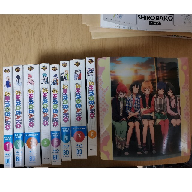 SHIROBAKO Blu-ray全巻　設定資料集　原画集　セット