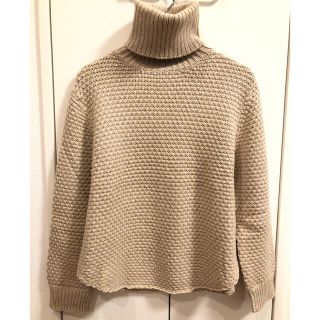 ユナイテッドアローズ(UNITED ARROWS)のUNITED ARROWS  HOPEホープ  ニット タートルネック　ベージュ(ニット/セーター)