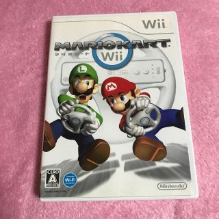 ウィー(Wii)のWii マリオカートスマッシュブラザーズ　カセット(家庭用ゲームソフト)