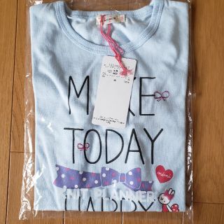 ニットプランナー(KP)の新品　KP ニットプランナー　みみちゃん　長袖Tシャツ　水色　120(Tシャツ/カットソー)