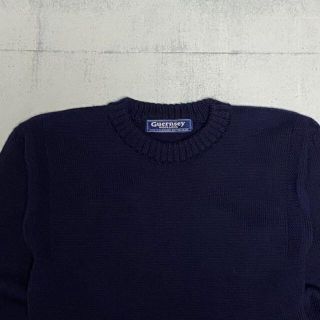 【上質】　英国　Guernsey Woollens ガンジーウーレンズ　ニット(ニット/セーター)