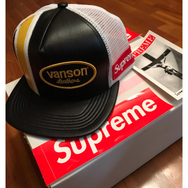 キャップ新品未使用　supreme 2020ss Vanson キャップ