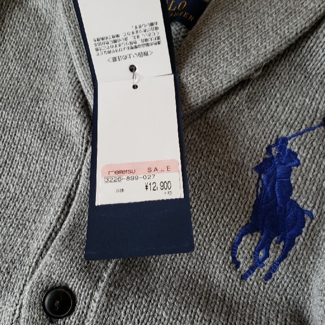 POLO RALPH LAUREN(ポロラルフローレン)のお値下げ中☆新品タグつき　ラルフローレン　ニット　カーディガン　4T  110 キッズ/ベビー/マタニティのキッズ服女の子用(90cm~)(カーディガン)の商品写真