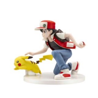 ポケモン(ポケモン)の新品 ポケモンセンターオリジナル フィギュア 「レッド＆ピカチュウ」(キャラクターグッズ)