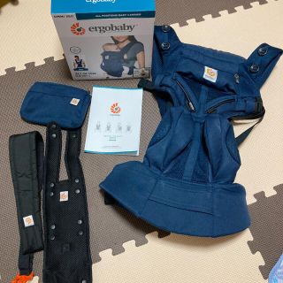 エルゴベビー(Ergobaby)の【美品】エルゴベビー オムニ360 クールエア　おまけ付き(抱っこひも/おんぶひも)