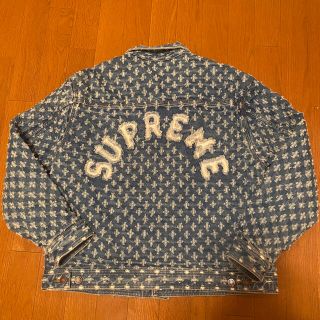 シュプリーム(Supreme)の新品未使用　supreme  デニムジャケット　シュプリーム　Lサイズ(Gジャン/デニムジャケット)