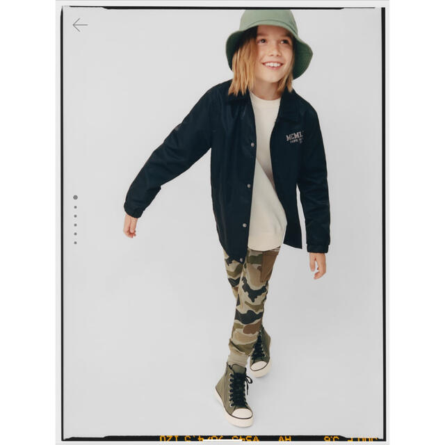 ZARA KIDS(ザラキッズ)のzara kids ナイロンブルゾン キッズ/ベビー/マタニティのキッズ服男の子用(90cm~)(ジャケット/上着)の商品写真