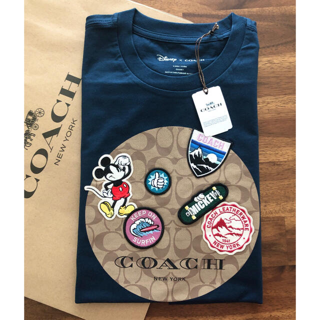 新しい COACH - 【2020年日本限定☆COACH】SALE！新品！完売品！　Tシャツ　XSサイズ Tシャツ(半袖/袖なし)