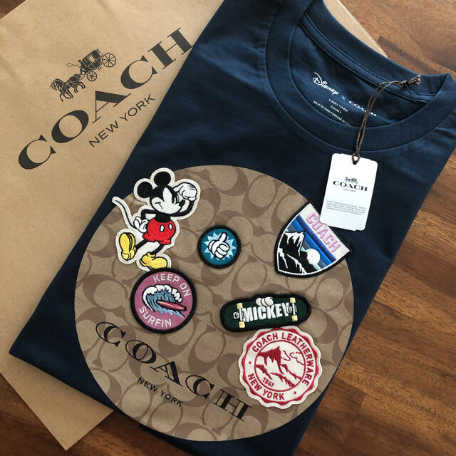 感謝価格２０日まで、未着用、COACHTシャツ、XＳサイズ