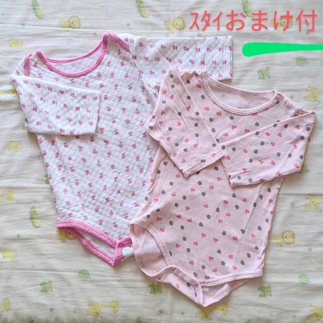 アカチャンホンポ(アカチャンホンポ)のロンパース　長袖　90 キッズ/ベビー/マタニティのキッズ服女の子用(90cm~)(下着)の商品写真